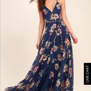 Long floral dress
